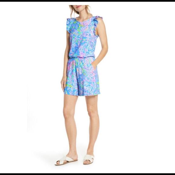 Lilly Pulitzer Patsi Romper Size Small - NWOT - Picture 2 of 7